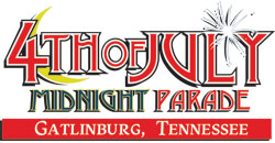 Gatlinburg 4th of July Midnight Parade Logo