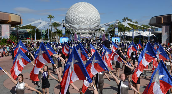 Photos of the Thanksgiving Parade of Bands at the Walt Disney World Resort