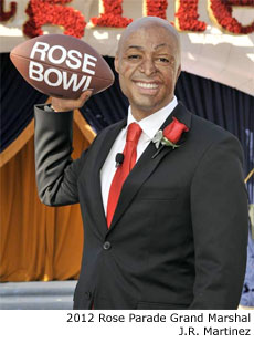 2012 Rose Parade Grand Marshal J.R. Martinez