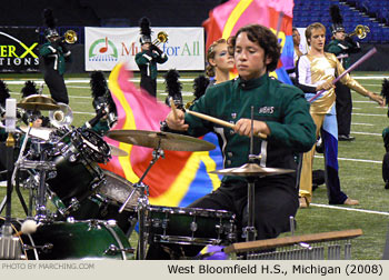 West Bloomfield Michigan High School Marching Band 2008