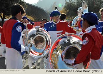 Bands of America Honor Band - Rose Parade Float Decorating and Judging