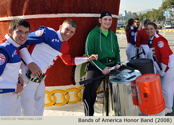 Bands of America Honor Band - Rose Parade Float Decorating and Judging