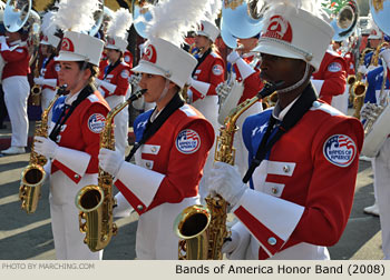 Bands of America Honor Band - Rose Parade Float Decorating and Judging