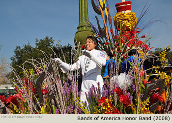 Bands of America Honor Band - Rose Parade Float Decorating and Judging