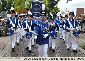 Drumband Schanskloppers en Harmonie St. Willibrord Lievelde 2009 Bloemencorso Lichtenvoorde Photo