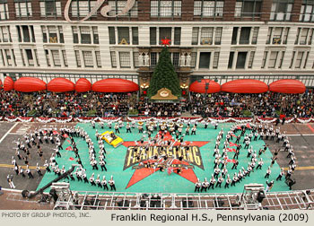 Franklin Regional High School Band 2009 Macy's Thanksgiving Day Parade Photo