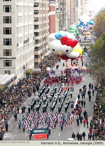 Harrison High School Band 2009 Macy's Thanksgiving Day Parade Photo