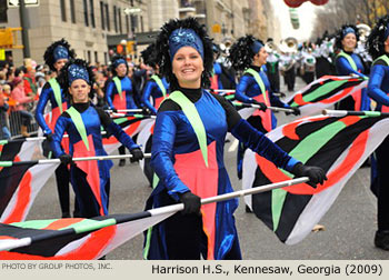 Harrison High School Band 2009 Macy's Thanksgiving Day Parade Photo