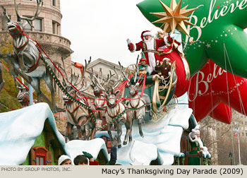 Santa Claus 2009 Macy's Thanksgiving Day Parade Photo