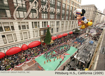 Pittsburg High School Band 2009 Macy's Thanksgiving Day Parade Photo