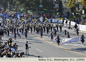 Ballou Washington DC High School Marching Band 2009 Rose Parade Photo