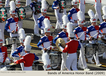 Bands of America Honor Band 2009 Rose Parade Photo