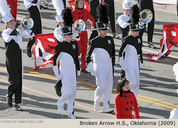 Broken Arrow Oklahoma High School Marching Band 2009 Rose Parade Photo