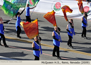 McQueen Reno Nevada High School Marching Band 2009 Rose Parade Photo