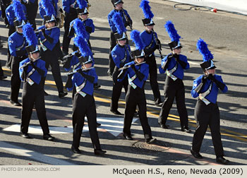 McQueen Reno Nevada High School Marching Band 2009 Rose Parade Photo