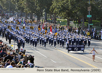 Penn State Blue Band 2009 Rose Parade Photo