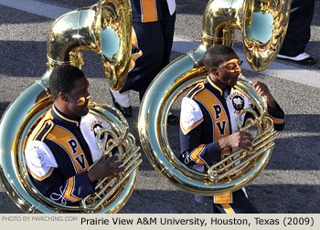 Prairie View A&M University Houston Texas Marching Band 2009 Rose Parade Photo