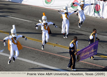 Prairie View A&M University Houston Texas Marching Band 2009 Rose Parade Photo