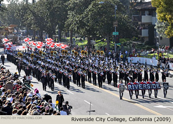 Riverside City College California Marching Band 2009 Rose Parade Photo