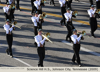 Science Hill Tennessee High School Marching Band 2009 Rose Parade Photo