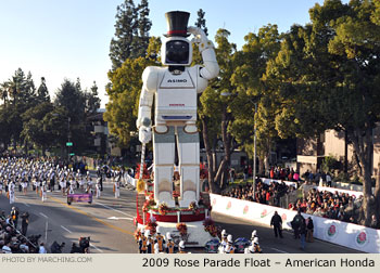 Rose Parade Float Photo - American Honda Tournament of Roses Parade Float 2009