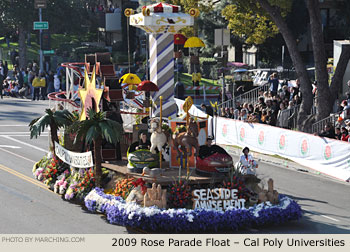 Rose Parade Float Photo - Cal Poly Universities Tournament of Roses Parade Float 2009