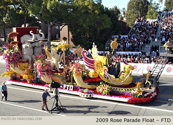 Rose Parade Float Photo - FTD Tournament of Roses Parade Float 2009