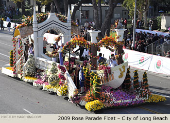 Rose Parade Float Photo - City of Long Beach Tournament of Roses Parade Float 2009