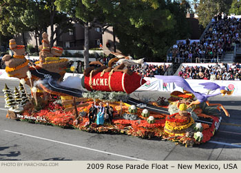 Rose Parade Float Photo - New Mexico Tournament of Roses Parade Float 2009