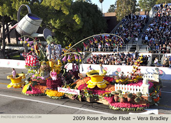 Rose Parade Float Photo - Vera Bradley Tournament of Roses Parade Float 2009