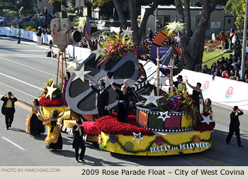 Rose Parade Float Photo - City of West Covina Tournament of Roses Parade Float 2009