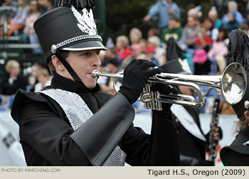 Tigard High School Marching Band 2009 Grand Floral Walk Photo