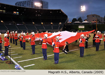 Magrath High School Marching Band 2009 Portland Rose Festival Bandfest Photo