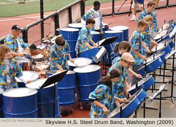 Skyview Steel Drum Band 2009 Portland Rose Festival Bandfest Photo