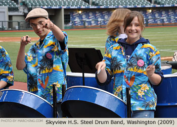 Skyview Steel Drum Band 2009 Portland Rose Festival Bandfest Photo