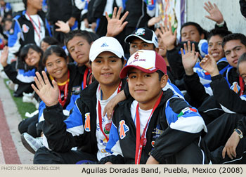 Aguilas Doradas Puebla Mexico Marching Band 2008