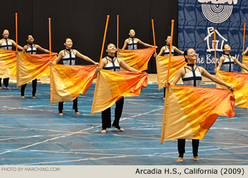 Arcadia H.S. 2009 WGI World Championships Photo