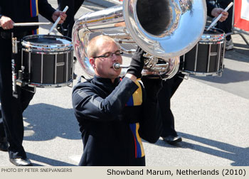 Showband Marum, Netherlands 2010 Bloemencorso Zundert Photo