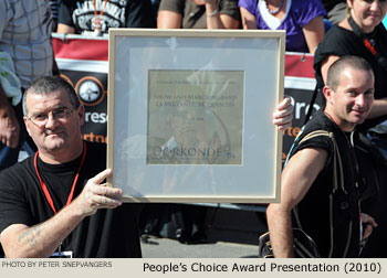 People's Choice Award Presentation 2010 Bloemencorso Zundert Photo