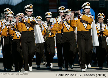 Belle Plaine High School Kansas 2010 Comerica Bank New Years Parade Picture