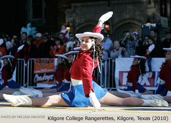 Kilgore College Rangerettes 2010 Comerica Bank New Years Parade Picture