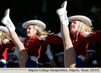 Kilgore College Rangerettes 2010 Comerica Bank New Years Parade Picture