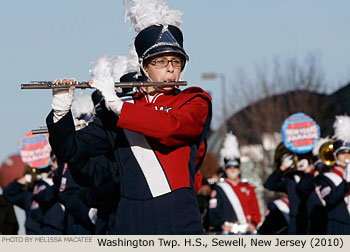 Washington Township High School Band Sewell New Jersey 2010 Comerica Bank New Years Parade Picture