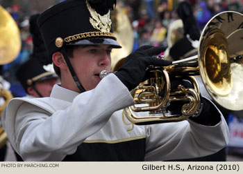 Gilbert High School Marching Band 2010/2011 Fiesta Bowl Parade