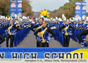 Hampton High School Marching Band 2010/2011 Fiesta Bowl Parade