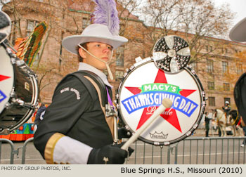 Blue Springs Missouri High School Band 2010 Macy's Thanksgiving Day Parade Photo