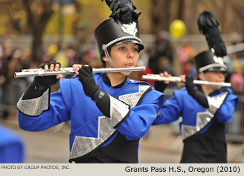 Grants Pass High School Marching Band 2010 Macy's Thanksgiving Day Parade Photo