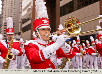 Macys Great American Marching Band 2010 Macy's Thanksgiving Day Parade Photo