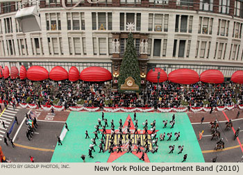 New York Police Department Band 2010 Macy's Thanksgiving Day Parade Photo