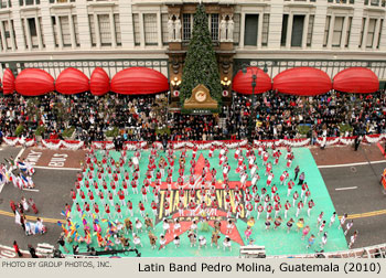 Latin Band Pedro Molina 2010 Macy's Thanksgiving Day Parade Photo